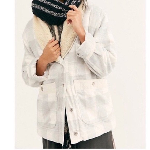NWOT Free People Woodlands Plaid Jacket - Picture 2 of 10